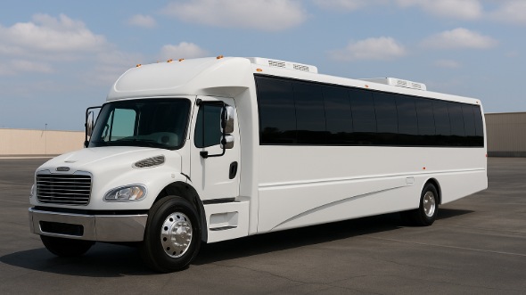 Exterior of Hickory Party Bus Company's 25 Passenger Party Bus in Hickory
