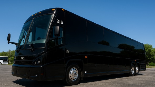 Exterior of Kannapolis Party Bus Company's 40 Passenger Party Bus in Kannapolis