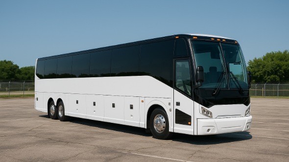 Exterior of Kannapolis Party Bus Company's 50 Passenger Party Bus in Kannapolis