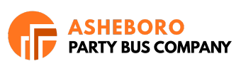 asheboro party bus company logo