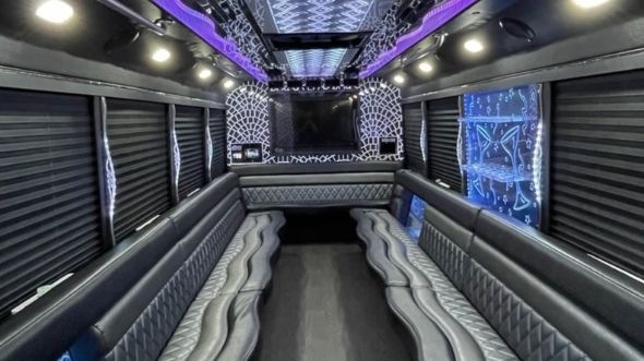 charlotte 20 passenger party bus