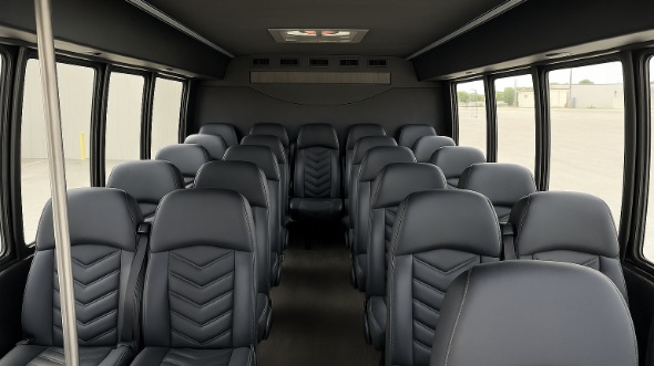 north carolina 25 passenger minibus interior