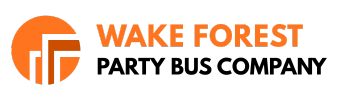 wake forest party bus company logo
